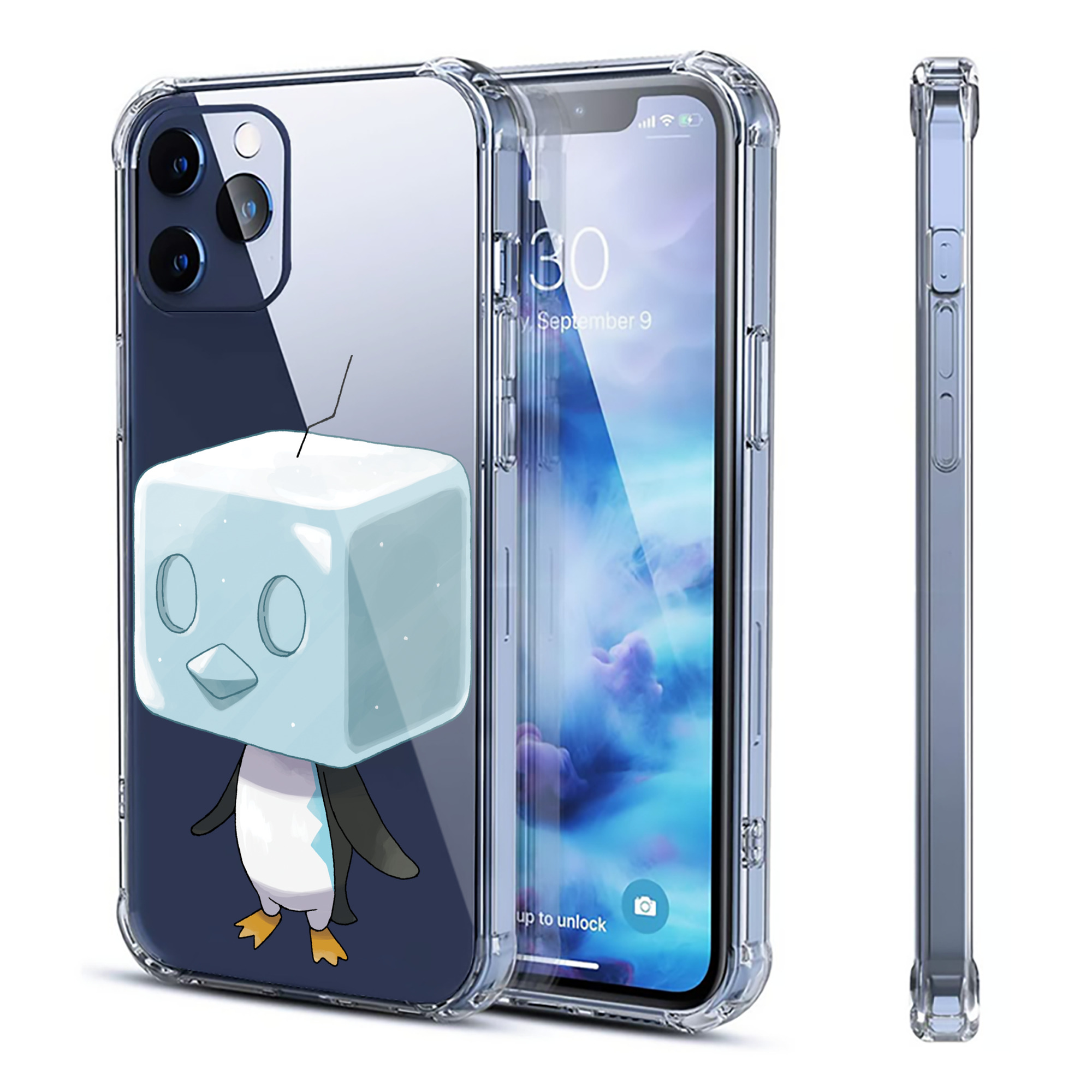 （画像用） ポケットモンスター Pokémon 【iPhone 12シリーズ対応】透明スマホケース（クリアソフトケース）